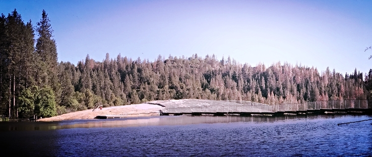 a view of Twain Harte Lake